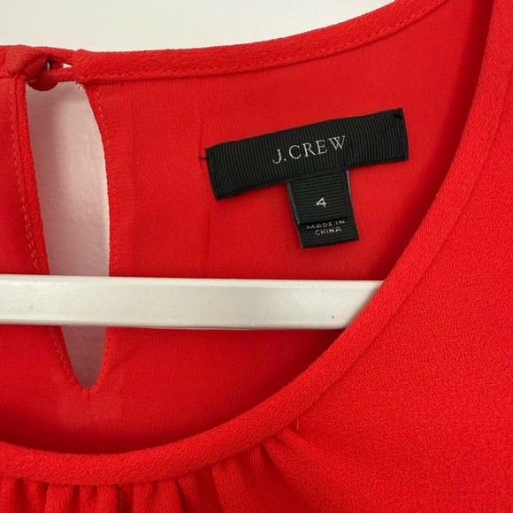 J. Crew Vibrant Red Midi Dress - Picture 5 of 7